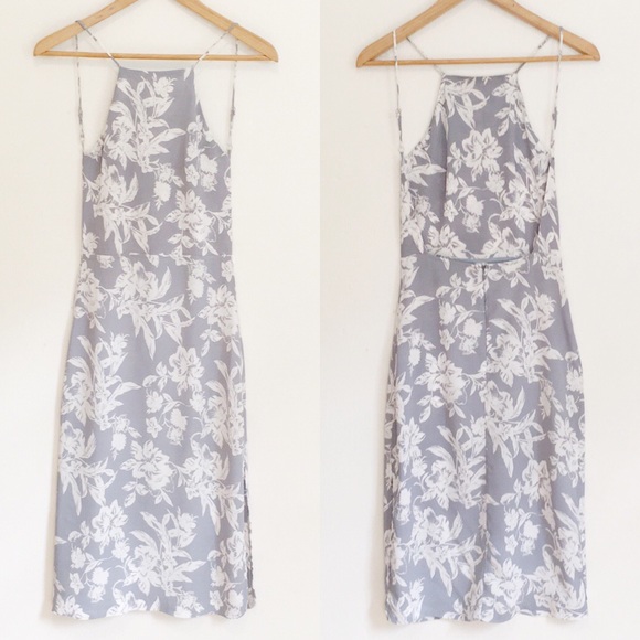 Reformation Dresses & Skirts - Reformation open-back sundress gray flowers size 0